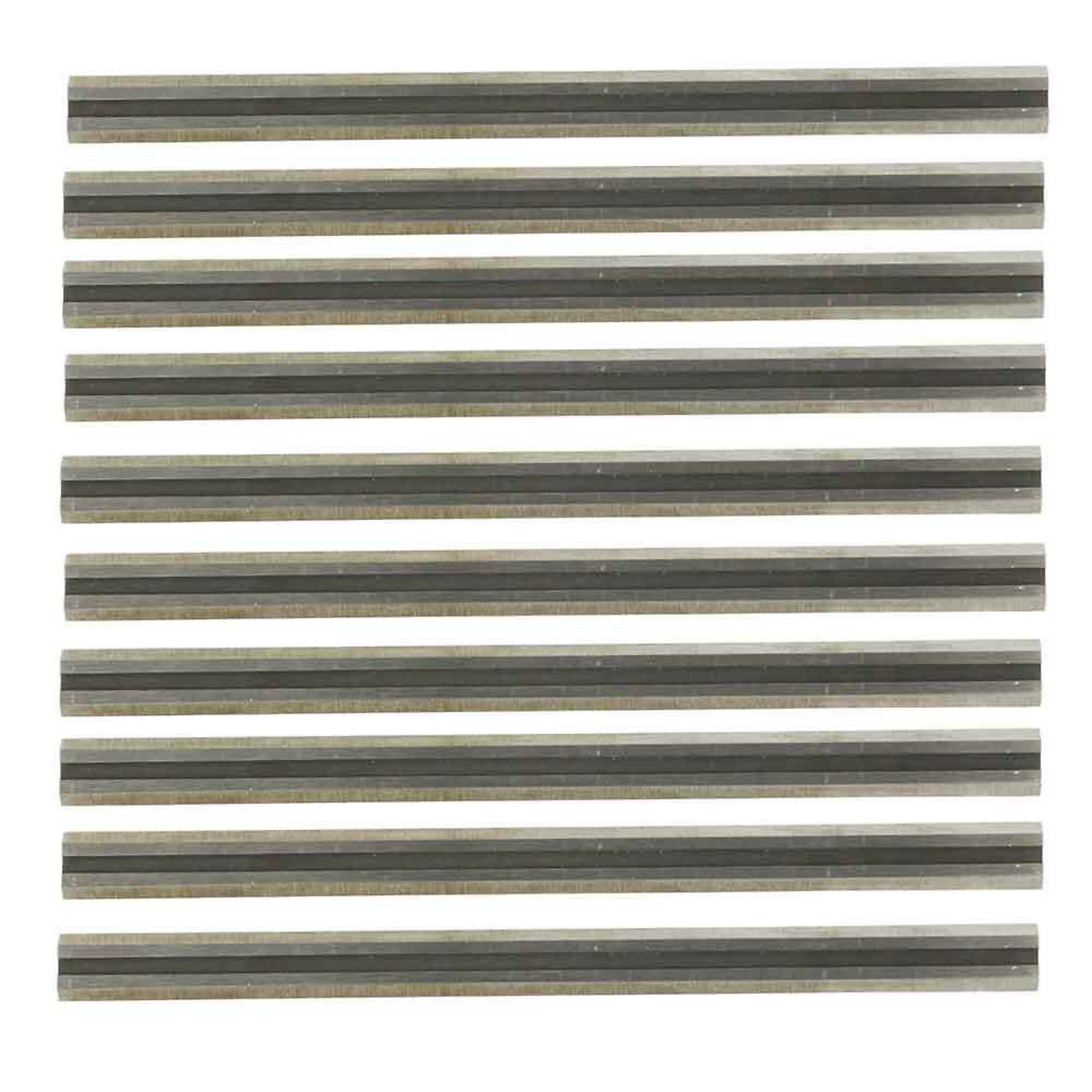 Superior Steel PB1220C-10 3-1/4 Inch (82mm) 10/pk Reversible Tungsten Carbide Planer Blades replaces Makita D-46246, D-16966 and 793322-2